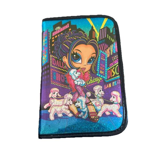Vintage Rare Lisa Frank Poddle Mini Zippered Binder Planner Address Book - Picture 1 of 10
